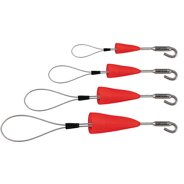 RUNPOTEC Kabelziehschlaufe 4er-Set mit Haken 10159